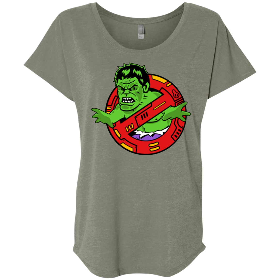 T-Shirts Venetian Grey / X-Small Hulk Busters Triblend Dolman Sleeve