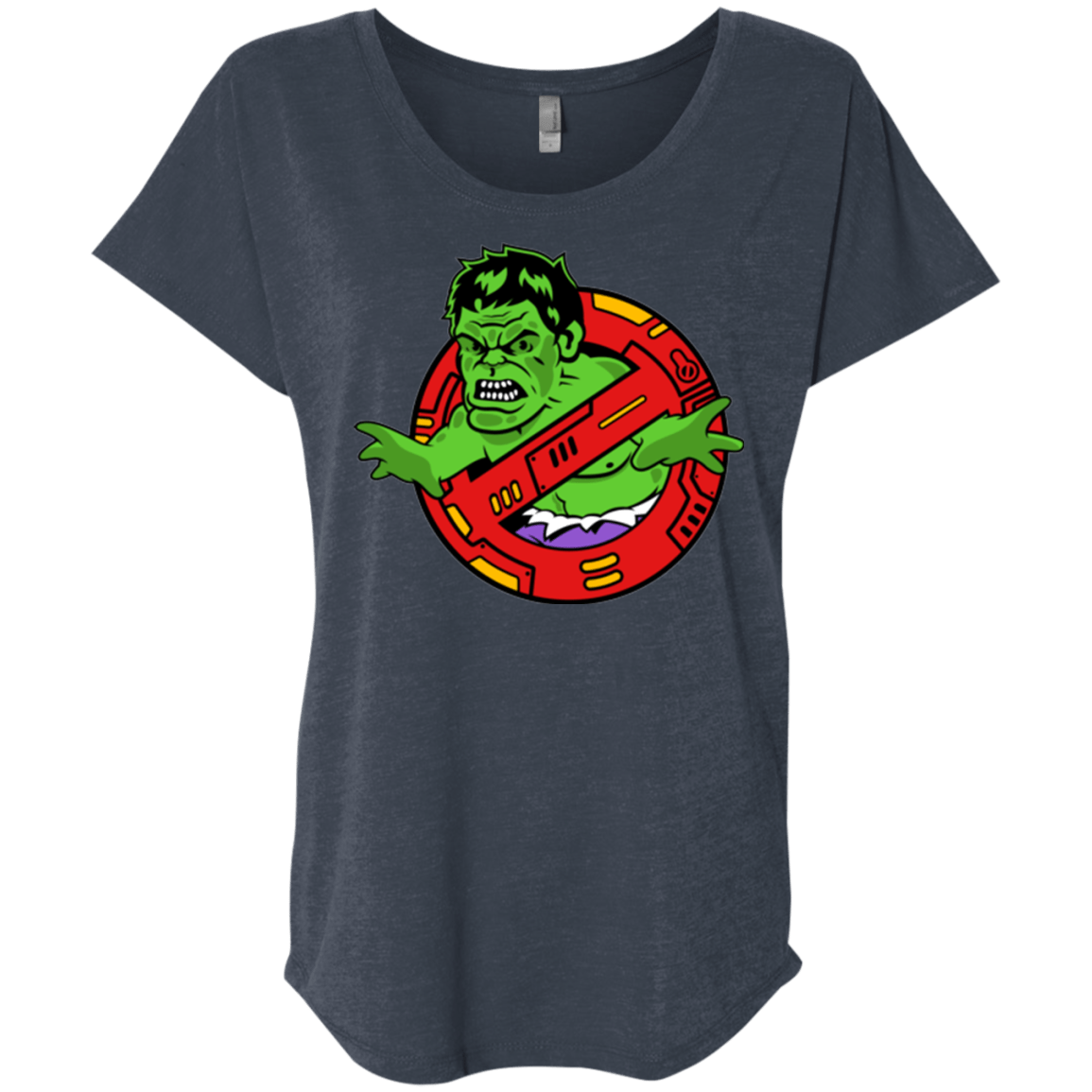 T-Shirts Vintage Navy / X-Small Hulk Busters Triblend Dolman Sleeve