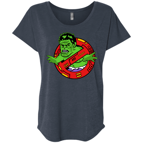 T-Shirts Vintage Navy / X-Small Hulk Busters Triblend Dolman Sleeve