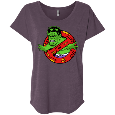 T-Shirts Vintage Purple / X-Small Hulk Busters Triblend Dolman Sleeve