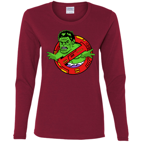 T-Shirts Cardinal / S Hulk Busters Women's Long Sleeve T-Shirt