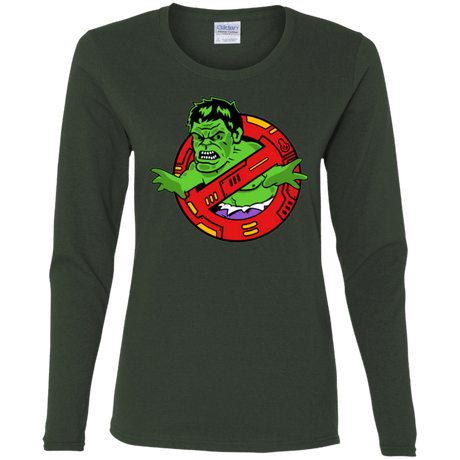 T-Shirts Forest / S Hulk Busters Women's Long Sleeve T-Shirt