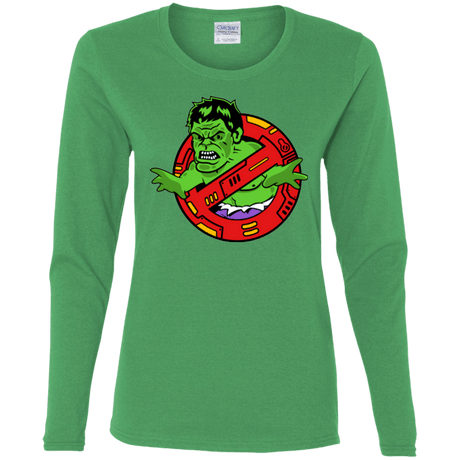 T-Shirts Irish Green / S Hulk Busters Women's Long Sleeve T-Shirt