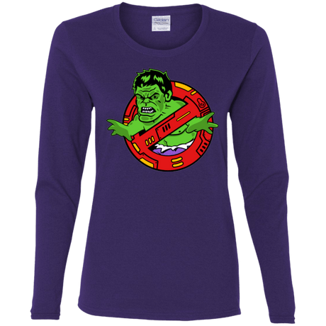 T-Shirts Purple / S Hulk Busters Women's Long Sleeve T-Shirt