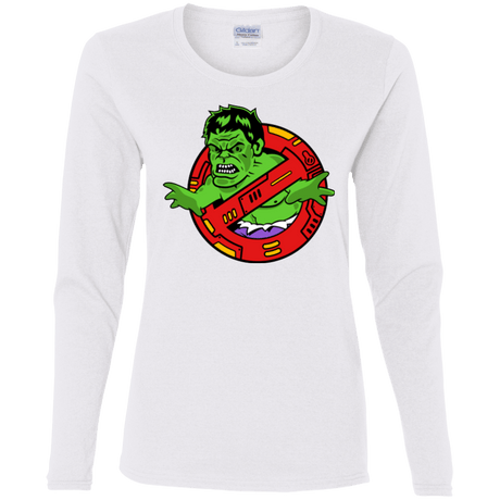 T-Shirts White / S Hulk Busters Women's Long Sleeve T-Shirt