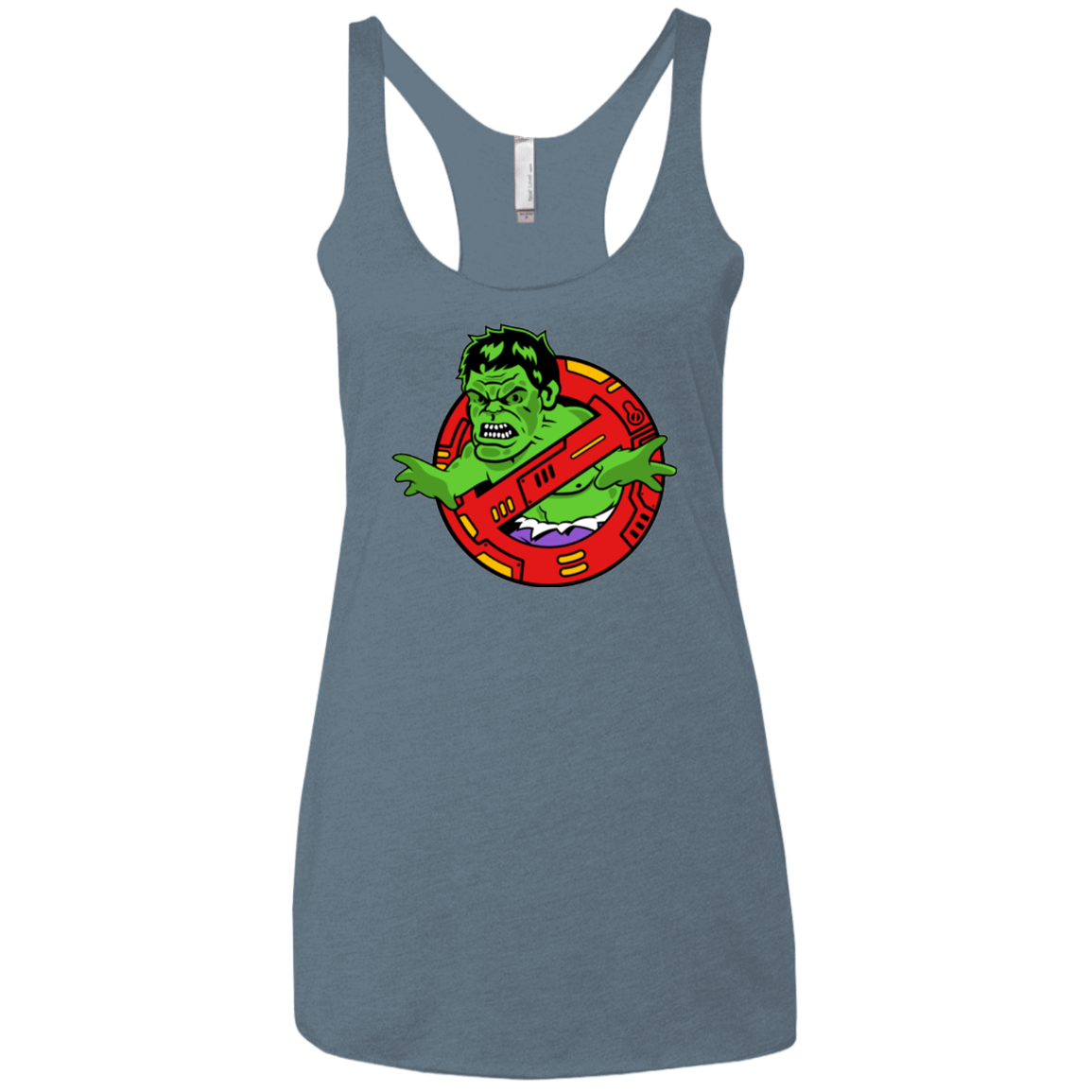 T-Shirts Indigo / X-Small Hulk Busters Women's Triblend Racerback Tank