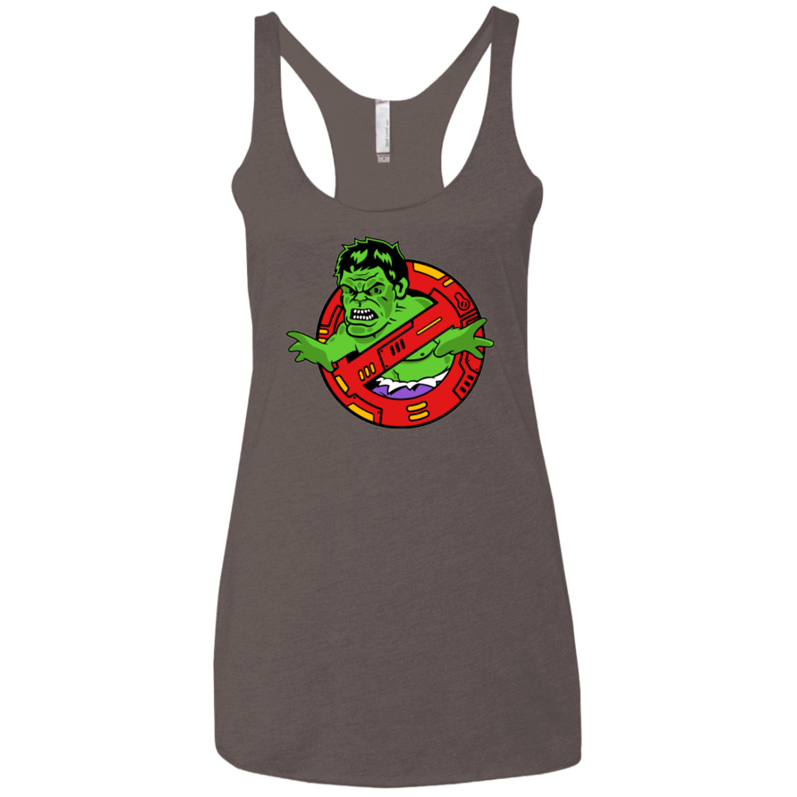 T-Shirts Macchiato / X-Small Hulk Busters Women's Triblend Racerback Tank