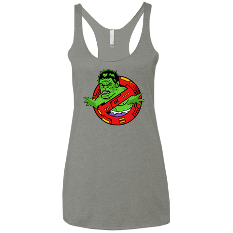 T-Shirts Venetian Grey / X-Small Hulk Busters Women's Triblend Racerback Tank