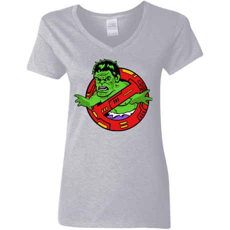 T-Shirts Sport Grey / S Hulk Busters Women's V-Neck T-Shirt