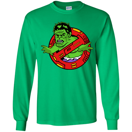 T-Shirts Irish Green / YS Hulk Busters Youth Long Sleeve T-Shirt