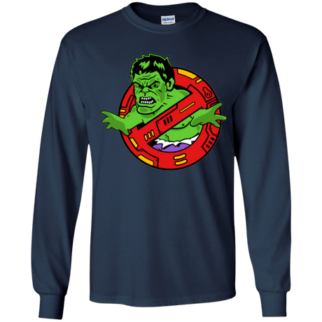 T-Shirts Navy / YS Hulk Busters Youth Long Sleeve T-Shirt