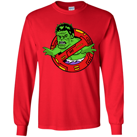 T-Shirts Red / YS Hulk Busters Youth Long Sleeve T-Shirt