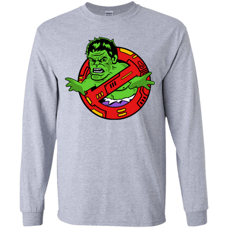 T-Shirts Sport Grey / YS Hulk Busters Youth Long Sleeve T-Shirt