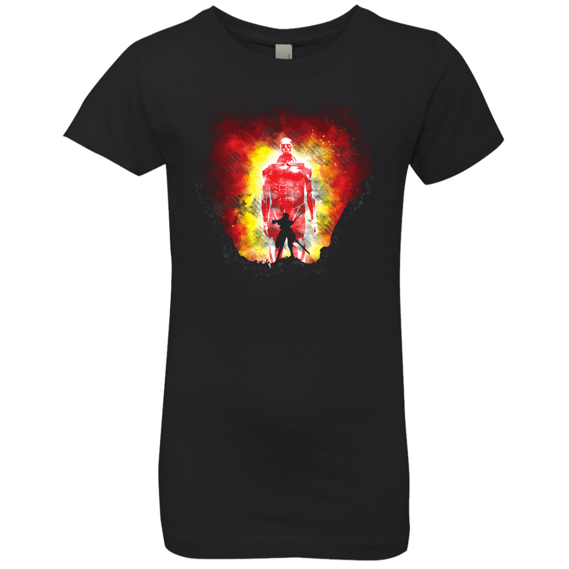 T-Shirts Black / YXS Human Prey Girls Premium T-Shirt