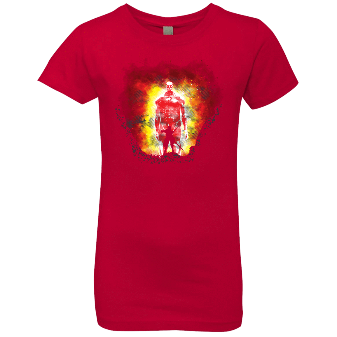 T-Shirts Red / YXS Human Prey Girls Premium T-Shirt