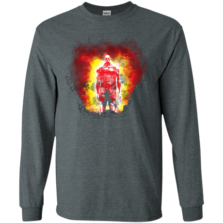 T-Shirts Dark Heather / S Human Prey Men's Long Sleeve T-Shirt