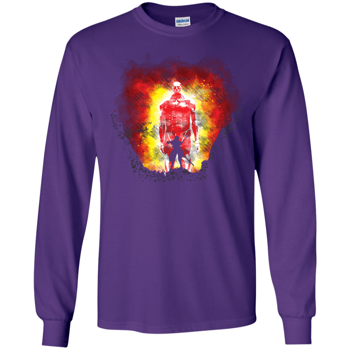 T-Shirts Purple / S Human Prey Men's Long Sleeve T-Shirt
