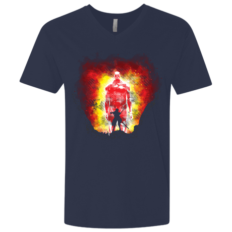 T-Shirts Midnight Navy / X-Small Human Prey Men's Premium V-Neck