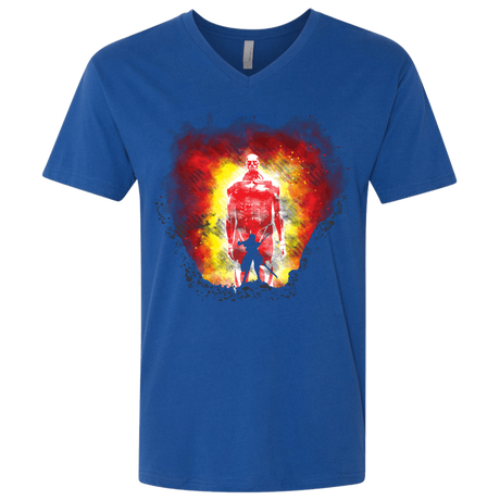 T-Shirts Royal / X-Small Human Prey Men's Premium V-Neck