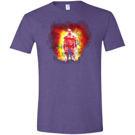 T-Shirts Heather Purple / S Human Prey Men's Semi-Fitted Softstyle
