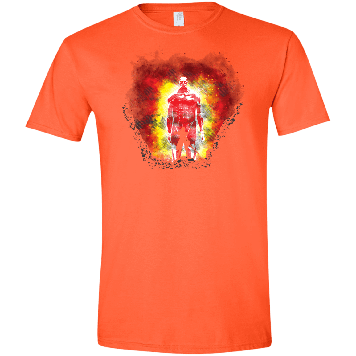T-Shirts Orange / S Human Prey Men's Semi-Fitted Softstyle