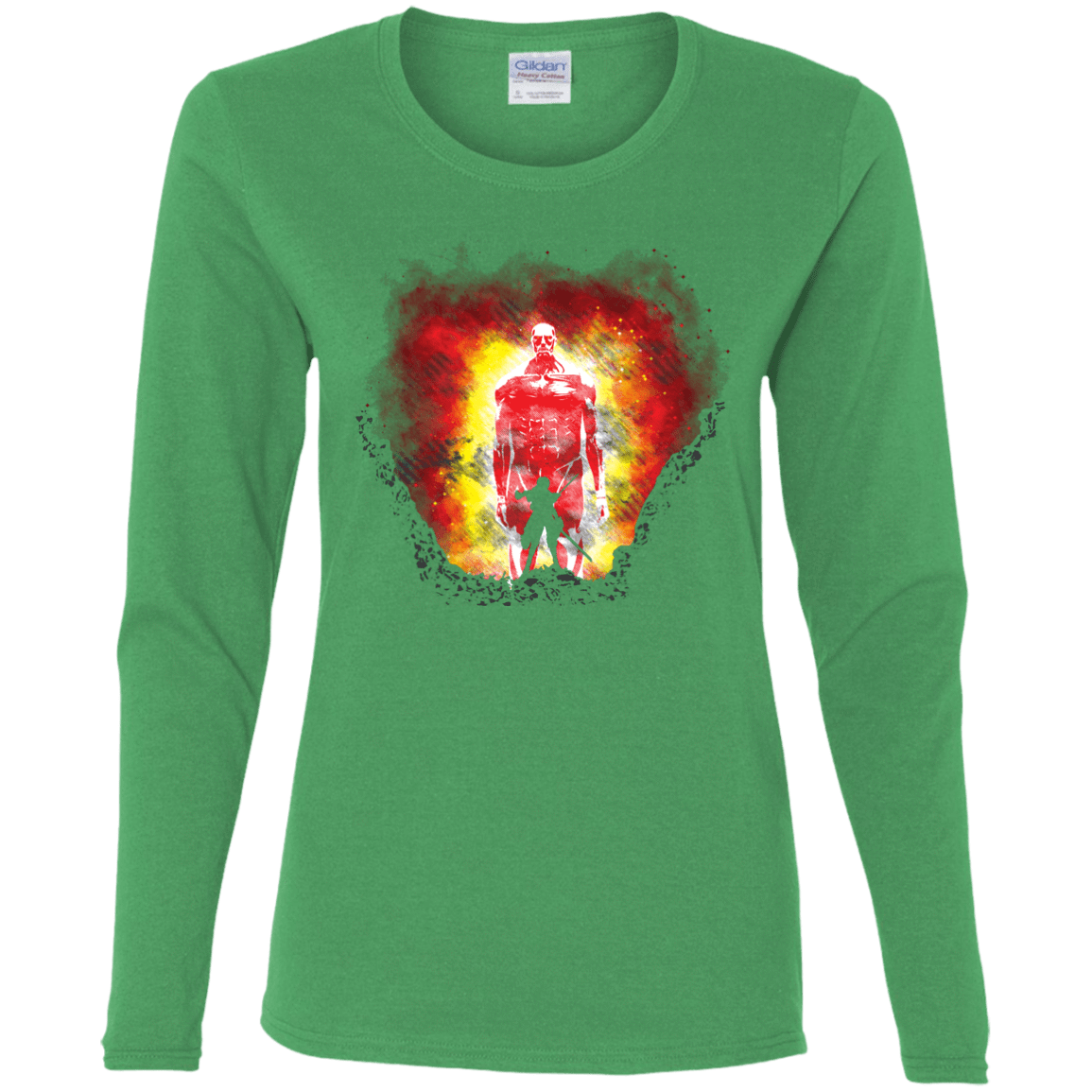 T-Shirts Irish Green / S Human Prey Women's Long Sleeve T-Shirt
