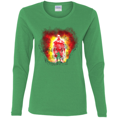 T-Shirts Irish Green / S Human Prey Women's Long Sleeve T-Shirt