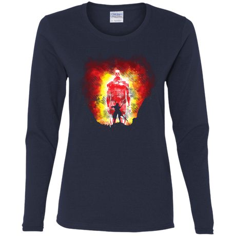 T-Shirts Navy / S Human Prey Women's Long Sleeve T-Shirt