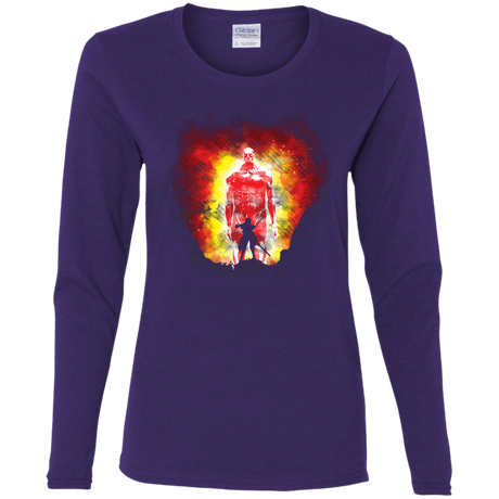 T-Shirts Purple / S Human Prey Women's Long Sleeve T-Shirt