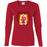 T-Shirts Red / S Human Prey Women's Long Sleeve T-Shirt
