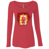 T-Shirts Vintage Red / S Human Prey Women's Triblend Long Sleeve Shirt