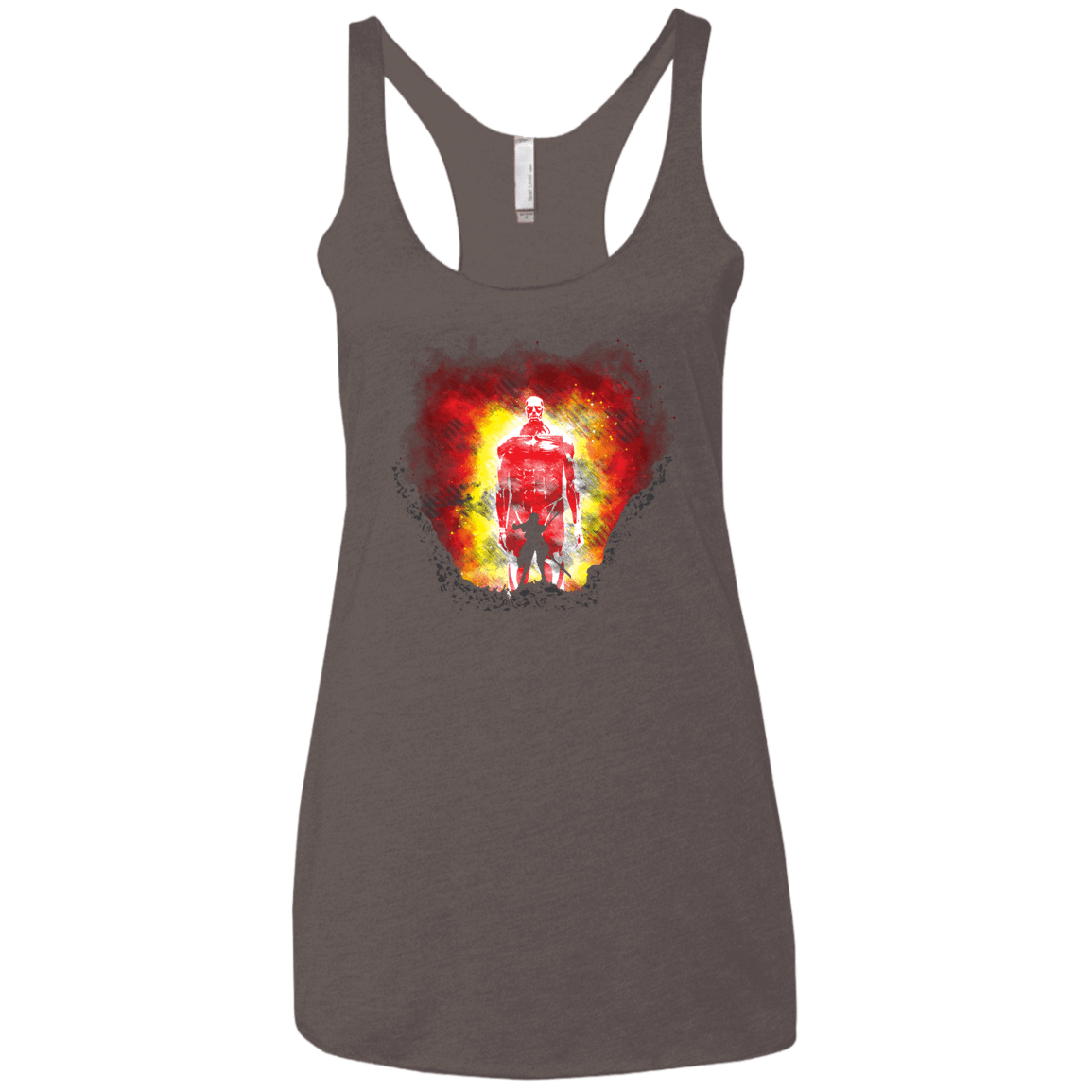 T-Shirts Macchiato / X-Small Human Prey Women's Triblend Racerback Tank
