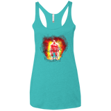 T-Shirts Tahiti Blue / X-Small Human Prey Women's Triblend Racerback Tank