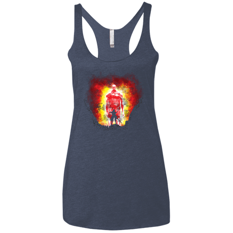T-Shirts Vintage Navy / X-Small Human Prey Women's Triblend Racerback Tank