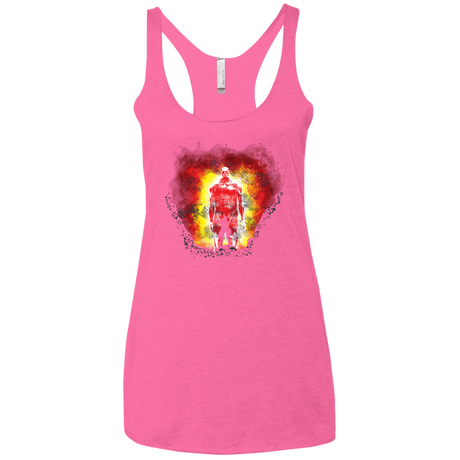 T-Shirts Vintage Pink / X-Small Human Prey Women's Triblend Racerback Tank