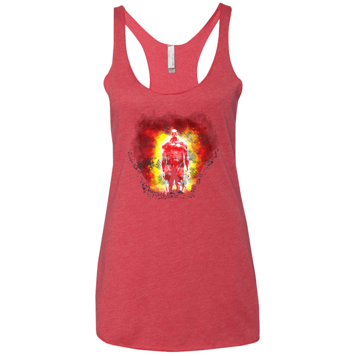 T-Shirts Vintage Red / X-Small Human Prey Women's Triblend Racerback Tank