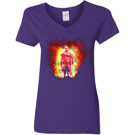 T-Shirts Purple / S Human Prey Women's V-Neck T-Shirt