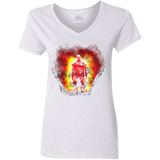 T-Shirts White / S Human Prey Women's V-Neck T-Shirt