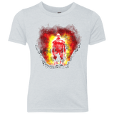 T-Shirts Heather White / YXS Human Prey Youth Triblend T-Shirt