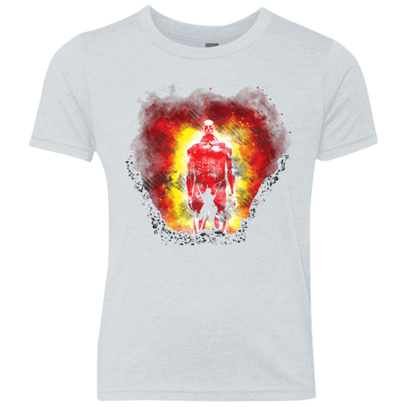 T-Shirts Heather White / YXS Human Prey Youth Triblend T-Shirt