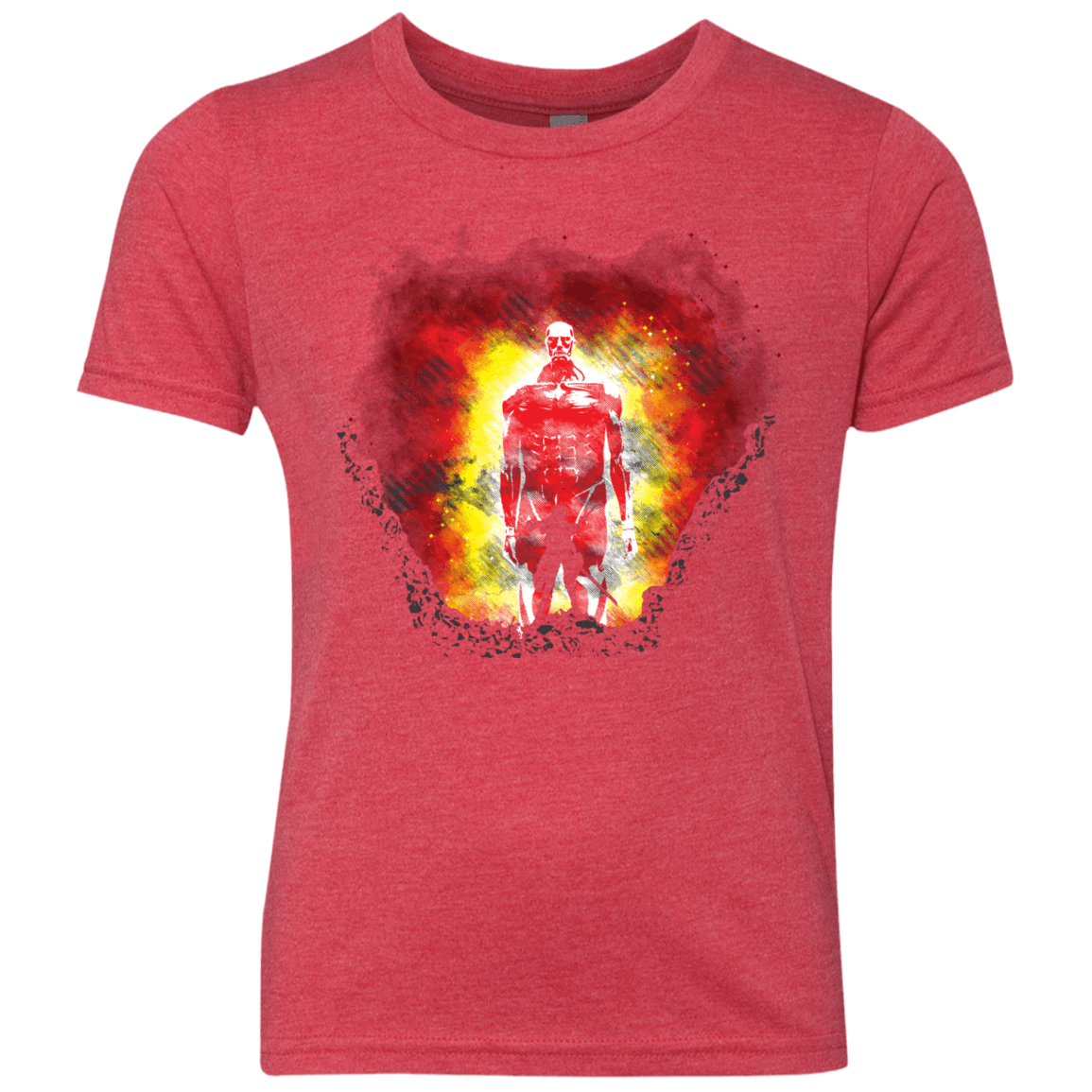 T-Shirts Vintage Red / YXS Human Prey Youth Triblend T-Shirt