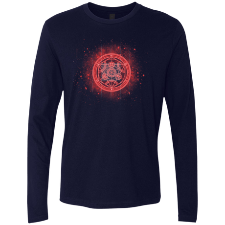 T-Shirts Midnight Navy / Small Human Transmutation Circle Men's Premium Long Sleeve