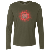 T-Shirts Military Green / Small Human Transmutation Circle Men's Premium Long Sleeve