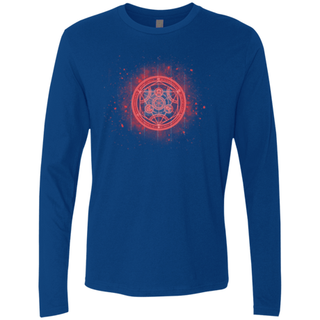 T-Shirts Royal / Small Human Transmutation Circle Men's Premium Long Sleeve