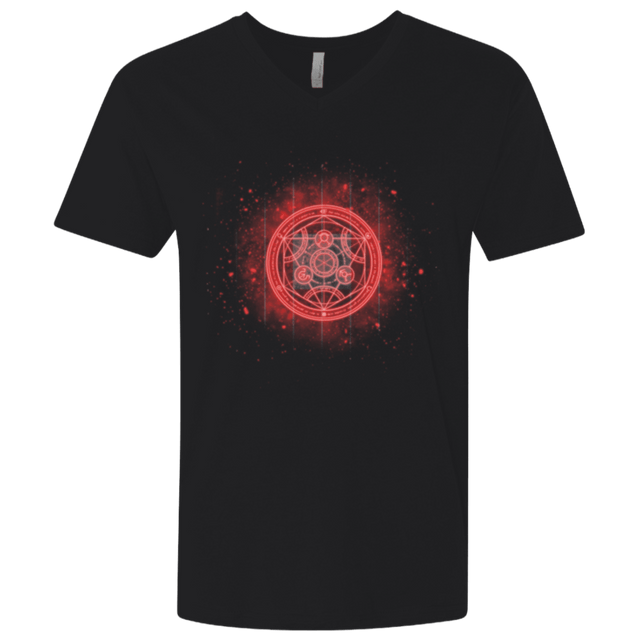 T-Shirts Black / X-Small Human Transmutation Circle Men's Premium V-Neck