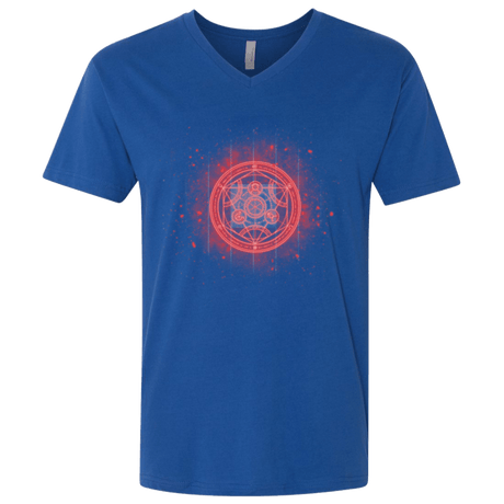 T-Shirts Royal / X-Small Human Transmutation Circle Men's Premium V-Neck