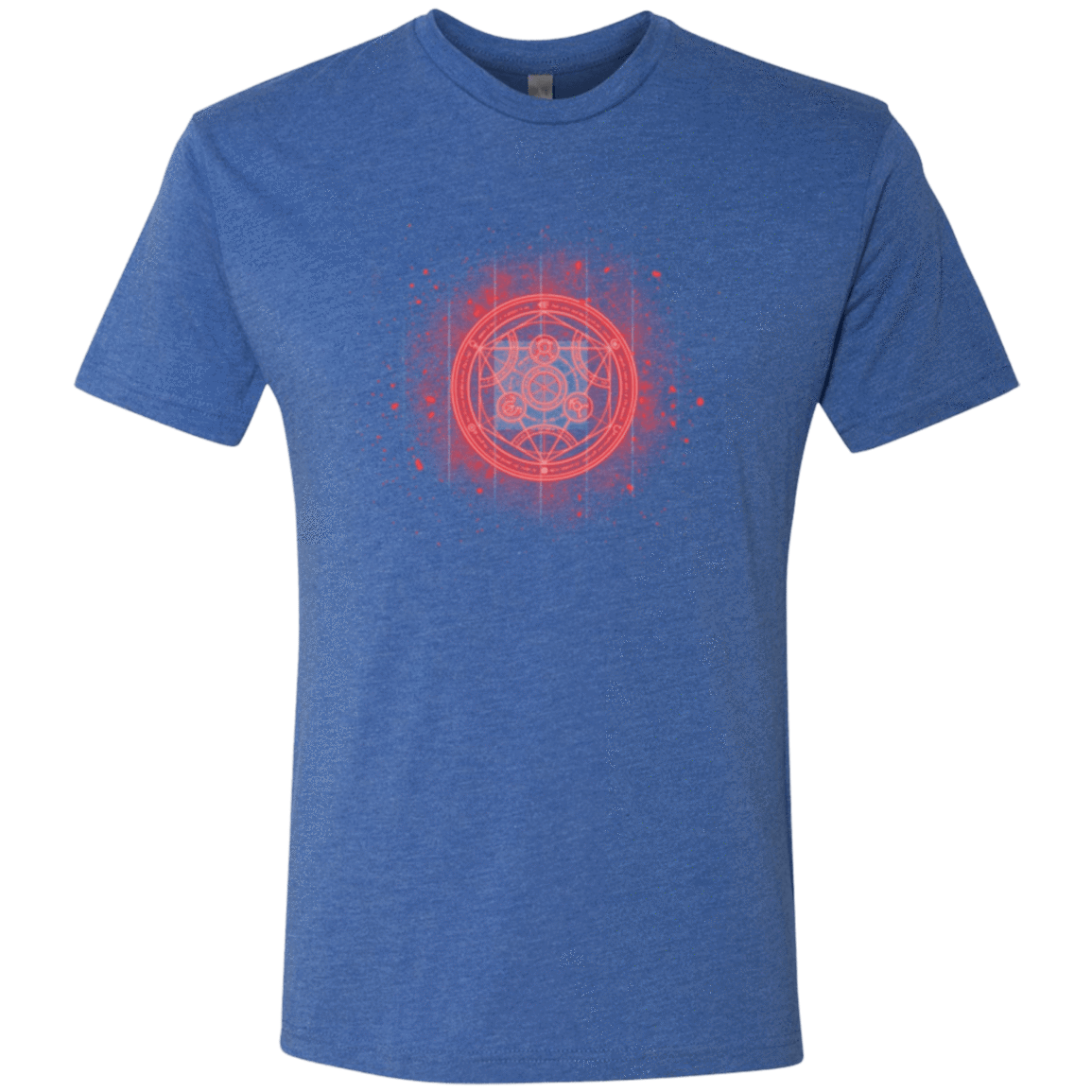 T-Shirts Vintage Royal / Small Human Transmutation Circle Men's Triblend T-Shirt