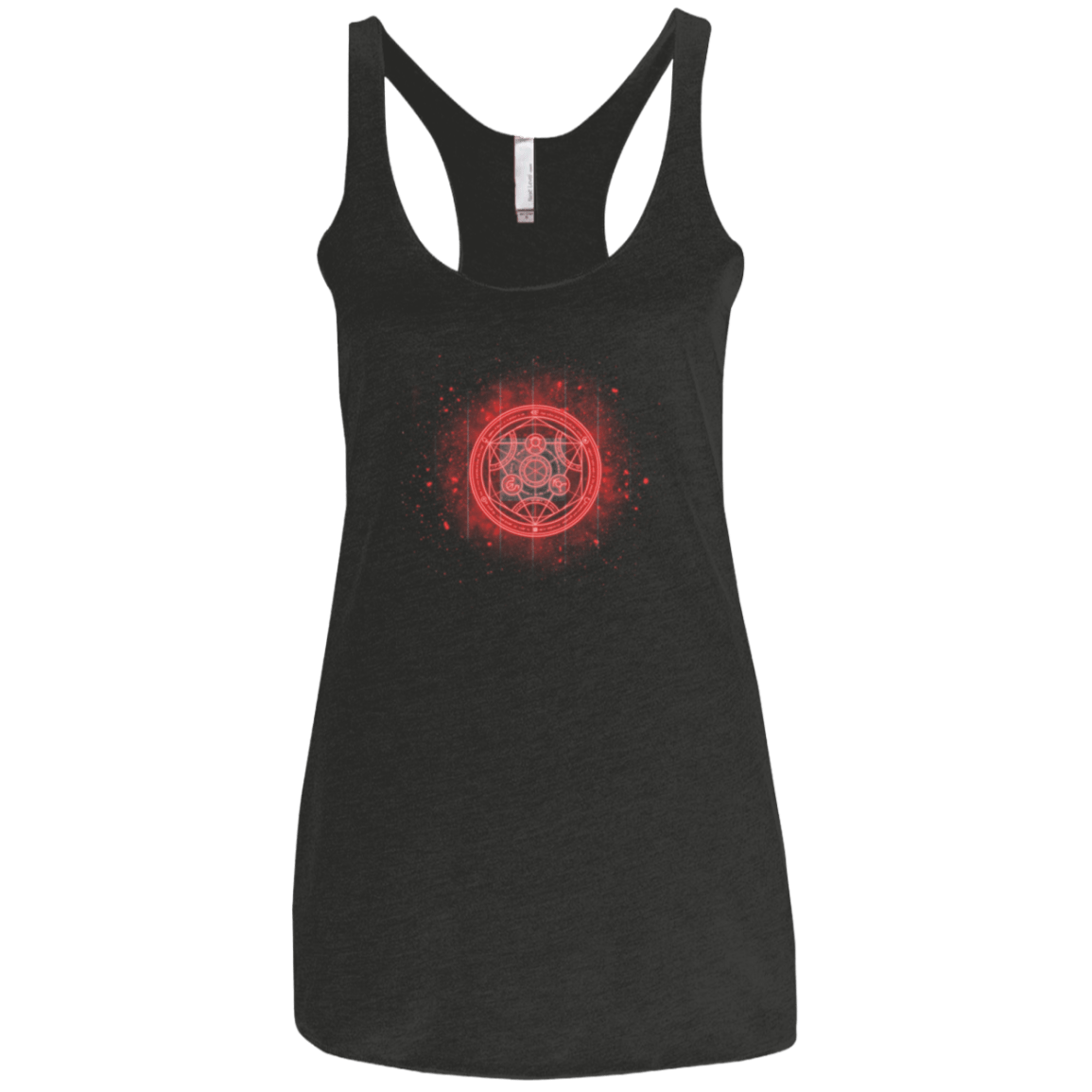T-Shirts Vintage Black / X-Small Human Transmutation Circle Women's Triblend Racerback Tank