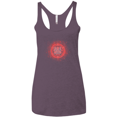 T-Shirts Vintage Purple / X-Small Human Transmutation Circle Women's Triblend Racerback Tank