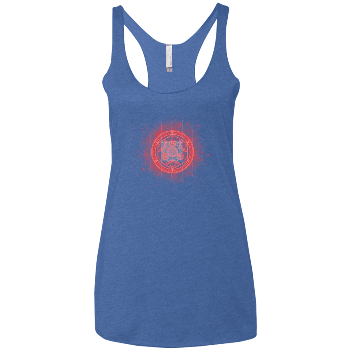 T-Shirts Vintage Royal / X-Small Human Transmutation Circle Women's Triblend Racerback Tank